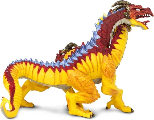 Miniatura 7 de Safari Ltd. Figura de dragón de fuego – Figura detallada de modelo de 8.5 pulgadas de color vibrante, juguete educativo de fantasía para niños