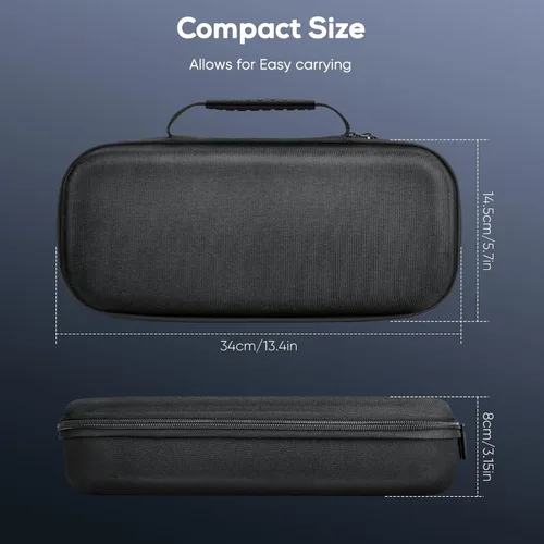 Miniatura 7 de Kit de accesorios 10 en 1 para Playstation Portal, estuche de transporte KOVA y funda de piel TPU con soporte para consola PS5 Portal, carcasa