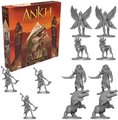 Miniatura 2 de CMON Ankh Gods of Egypt - Expansión de guardianes del juego de mesa Juego de mitología egipcia antigua Juego de estrategia para adultos