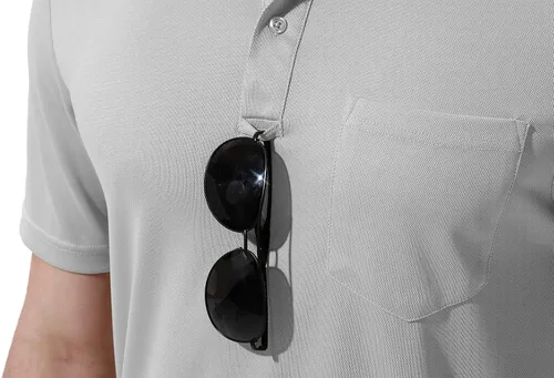 Miniatura 6 de Camisas polo de manga corta con cuello y bolsillo para hombre