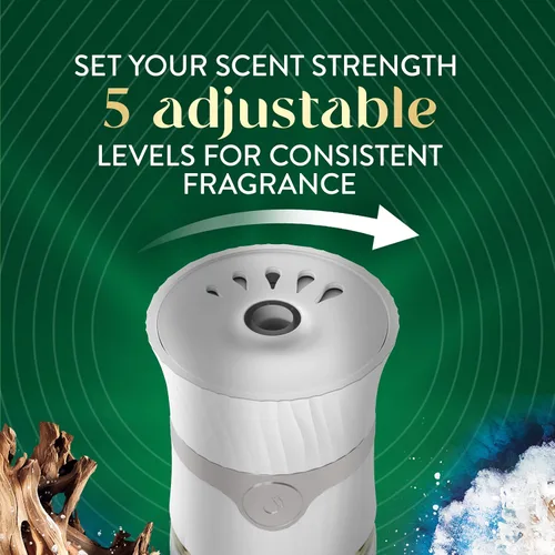 Miniatura 10 de Air Wick Vibrante repuesto de aceite perfumado para enchufar, infundido con aceites esenciales, ambientadores enchufables para el hogar, madera azul