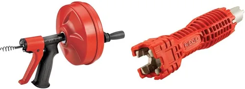 Miniatura 10 de Ridgid 57043 POWER SPIN+ Power Spinner Limpiador de drenaje Power Spin+ / Rojo