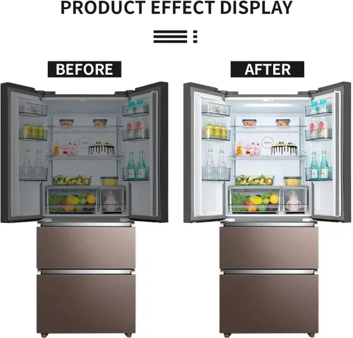 Miniatura 6 de 5 piezas WR55X26671 para refrigeradores GE, tablero de luz LED, compatible con refrigeradores GE, congelador, refrigerador, placa de luz, pieza