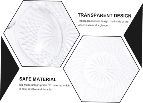 Miniatura 8 de UPKOCH Soporte transparente para tartas de polipropileno con tapa, tapa de cúpula, 12 "x 12