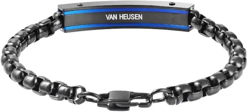 Miniatura 2 de Van Heusen Pulsera de identificación de cadena de acero inoxidable para hombre