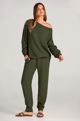 Miniatura 8 de PRETTYGARDEN Conjunto de 2 piezas para mujer, sudadera de manga larga y pantalones largos, ropa de descanso