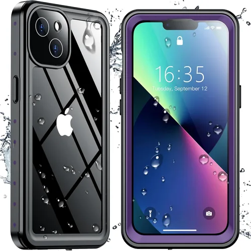 Miniatura 42 de SPIDERCASE Solo diseñada para el iPhone 13 Pro Max, funda impermeable, lente incorporada y protector de pantalla, protección completa de alta