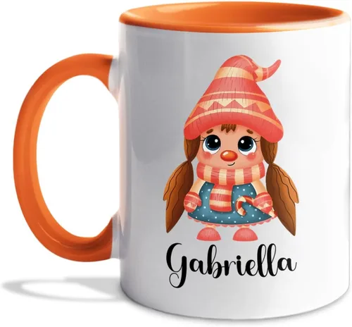 Miniatura 40 de Taza de café de Papá Noel con nombre personalizado – Taza de Papá Noel personalizada, 11 onzas y 15 onzas, bonita taza de cerámica blanca regalo