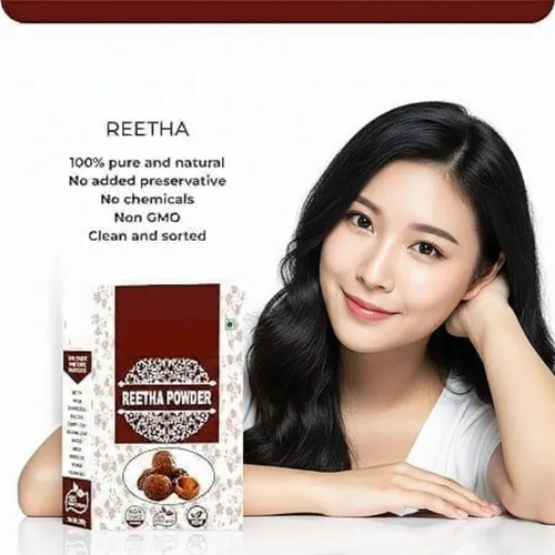 Miniatura 2 de 100% Pure & Natural Reetha Powder, Kunkudukai powder,Soapnut (200 Grams), for Hair Growth, Hair wash,Scalp and Skin care