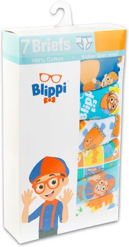 Miniatura 3 de Blippi Ropa interior 100% algodón peinado para niños pequeños, multipaquetes en tallas 23T y 4T