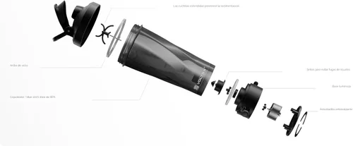 Miniatura 7 de VOLTRX VortexBoost - Botella agitadora eléctrica, mezclador de proteínas recargable USB C, tazas agitadoras para batidos de proteínas y batidos