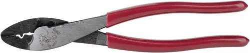 Miniatura 2 de Klein Tools Paquete de herramientas de crimpado y corte Alicates de punta de aguja, cortadores laterales de nariz larga, alicates de cocodrilo