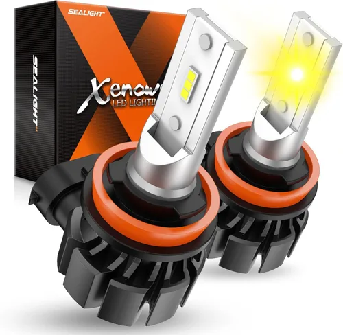 Miniatura 17 de SEALIGHT Bombillas LED antiniebla 9145 H10 Bule, 13,000 LM 6500K blanco frío H10, tamaño 1:1 9040 9140 9145 bombillas LED antiniebla