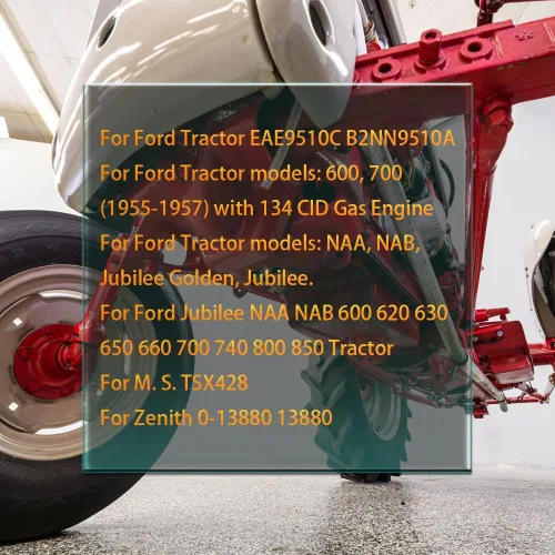 Miniatura 5 de Carburador Eruditeness FIT para Ford Jubilee NAA NAB TractorEAE9510C, B2NN9510A, EAE9510A Marvel Schebler TSX428 Carb