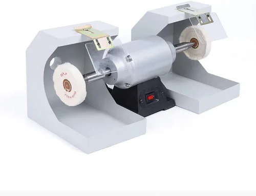 Máquina de torno polaco de pulido dental de 110 V, 550 W Laboratorio dental Torno Pulidora 3000RPM, Pulidora de laboratorio dental para fundición de