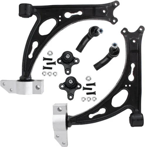 Miniatura 343 de Detroit Axle - Kit de extremo delantero para Chrysler 300 Dodge Charge Challenger 2011-2023, 2 brazos de control inferiores traseros 2 rótulas