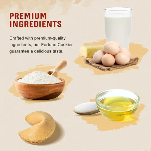 Miniatura 7 de 52USA Fortune Cookies - 50 unidades envueltas individualmente a granel, sabor vainilla crujiente y divertidas galletas Misfortune de 8 onzas, hechas
