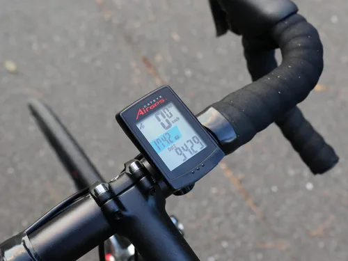 Miniatura 5 de CATEYE AirGPS - Computadora de bicicleta recargable por USB - Computadora de ciclismo GPS con Bluetooth ANT+, velocímetro de bicicleta GPS, montaje
