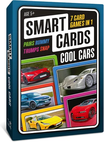 Miniatura 10 de SMART CARDS Países, Regalo, Relleno de Media, Juego de Viaje, 7 Juegos en 1, Pairs, Snap, Trumps, Rummy, Juego de Memoria, Aprende Hechos, Edad 5+