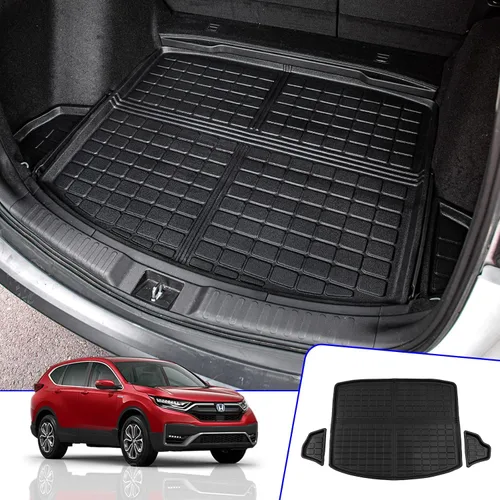 Miniatura 9 de Rongtaod Tapete de carga compatible con Honda CRV 2017-2022, forro de carga para maletero, revestimiento de maletero de elastómero termoplástico