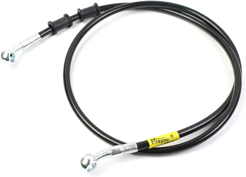 Miniatura 2 de 270-2400 AN3 1/8 pulgadas 28 grados M10 línea de freno hidráulico para motocicleta manguera de aceite de acero inoxidable trenzado para ATV