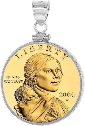 Miniatura 4 de Susan B. Anthony Bisel Sacagawea - Moneda con tapa de rosca (1.024 in, no incluida)