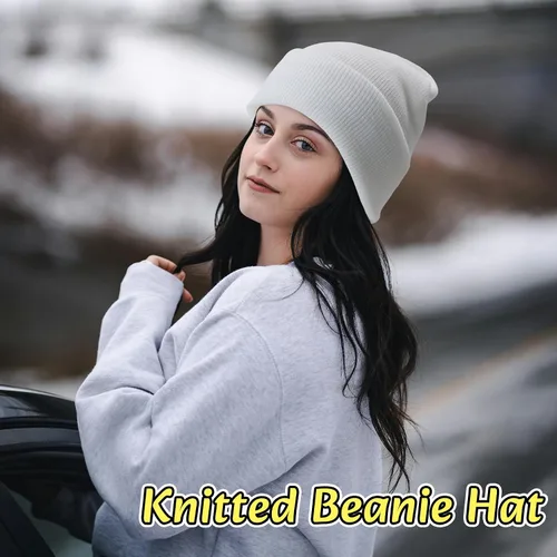 Miniatura 5 de NPQQUAN 3 Packs Unisex Beanie Hats for Men Women Winter Knit Beanies