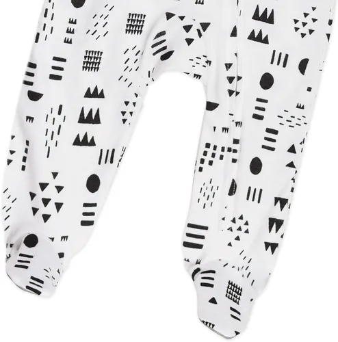 Miniatura 6 de HonestBaby Baby Sleep N' Play - Pijama de algodón orgánico con cremallera frontal y pies