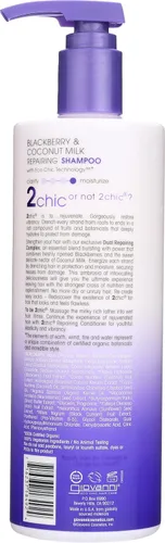 Miniatura 2 de GIOVANNI 2chic Champú ultra reparador, para cabello dañado y sobreprocesado, ayuda a restaurar la elasticidad natural del cabello, aceite de mora