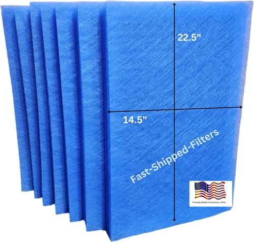 Fast-Shipped-Filters - Paquete de 7 almohadillas de filtro de repuesto de 16 x 25 pulgadas, diseñadas para adaptarse a filtros de aire dinámicos de
