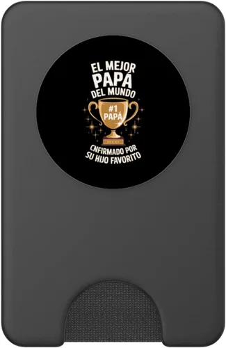 Miniatura 2 de El Mejor Papa Del Mundo PopSockets PopWallet for MagSafe