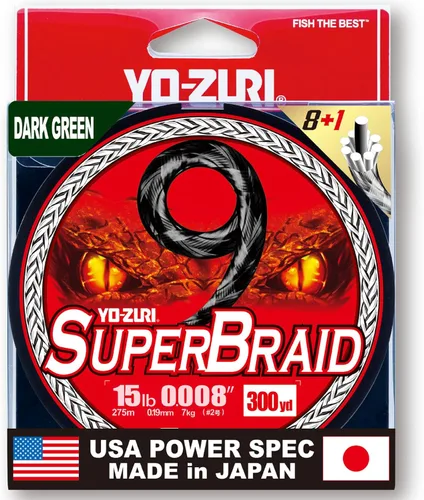 Miniatura 7 de YO-Zuri SUPERBRAID 9 - Línea de pesca trenzada flotante 5