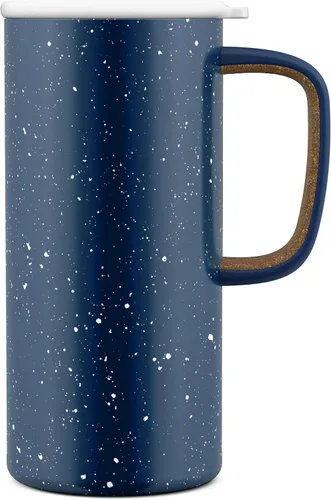 Miniatura 10 de Ello Campy - Taza de viaje de acero inoxidable de 18 onzas con asa y tapa a prueba de fugas Taza de café con aislamiento al vacío para bebidas