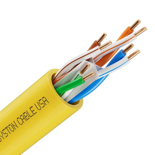 Miniatura 40 de Syston Cable Technology Cable de Internet Ethernet Cat6e – 10 pies, 600 MHz 23AWG de alambre de cobre sólido desnudo apto