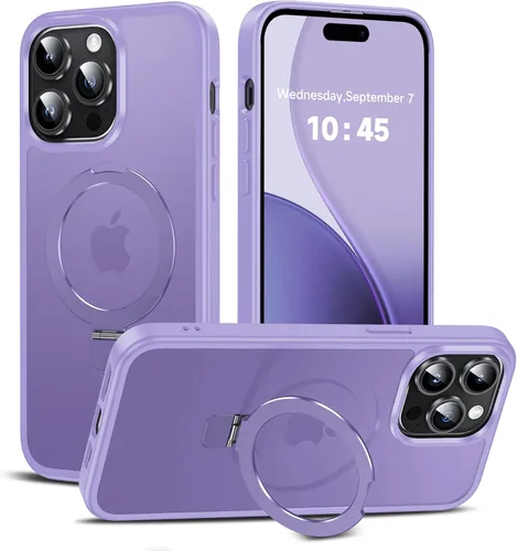 Miniatura 40 de LeYi para iPhone-13 Funda/iPhone-14 Fundas: con soporte para MagSafe i Phone 13Funda con anillo magnético iPhone14 iPhone13 Cubierta Funda para Negro