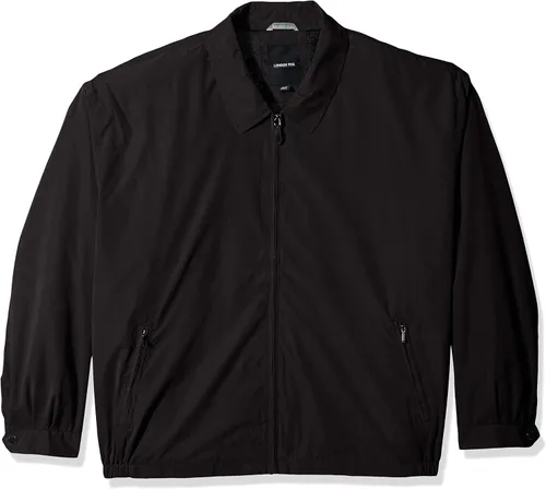 London Fog Auburn - Chaqueta de golf para hombre, con cremallera delantera (talla regular y grande-alto)