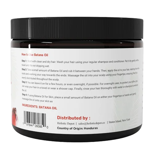 Miniatura 8 de Aceite de batana - El aceite milagroso hondureño para el crecimiento del cabello y el cuidado de la piel - 100% puro - 16 oz (454G)