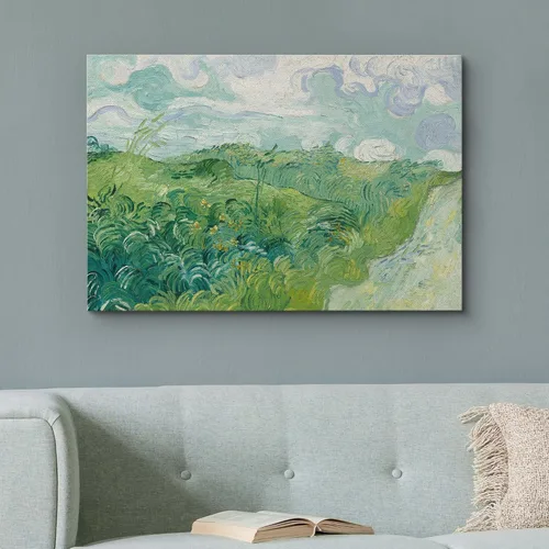 Miniatura 34 de Lienzo decorativo para pared, diseño de Van Gogh 32. Lirios y rosas