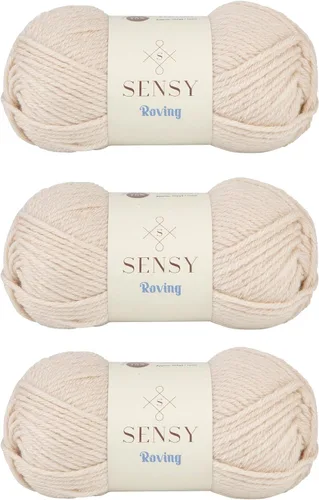 Miniatura 72 de Sensy Roving - Ovillo de lana multicolor, 3.5 onzas, 132 yardas, calibre 5, voluminoso (otoño)