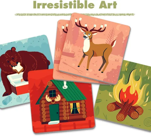 Miniatura 5 de Ravensburger Juego de Memoria Gran Aventura al Aire Libre Juego de Emparejamiento de Campamento Divertido y Rápido Ideal para Niños y Niñas