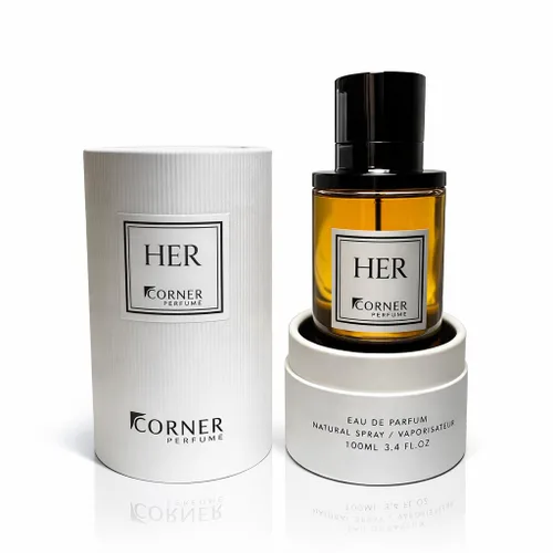 HER Eau de Parfum for Women 3.4 Fl Oz 100ML – Long Lasting Feminine Warm Floral Woody Fragrance – Luxury Ladies Perfume