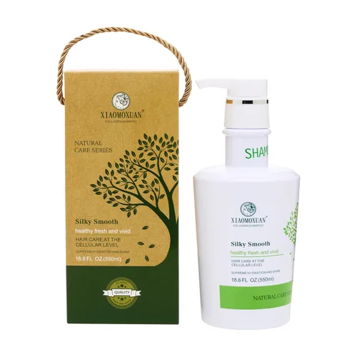 Miniatura 2 de Xiaomoxuan Champú orgánico de aceite de árbol de té - Hidratante para cabello seco, tratamiento del cuero cabelludo, sin sulfatos - enlace