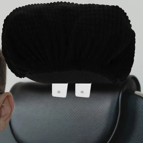 Miniatura 3 de DECHOUS Funda elástica para reposacabezas de silla de oficina, para silla de computadora, para protección del cuello y uso en la oficina en casa