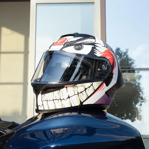 Miniatura 3 de Modular Motorcycle Helmet, Flip Up Full Face Helmet with Dual Visor & Smoked Sunshield, DOT Approved Street Bike Helmet for Men & Women, Quick