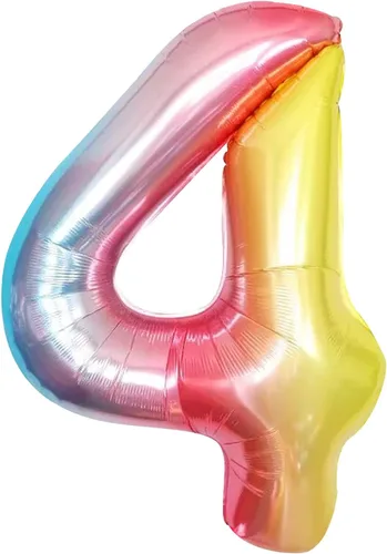 Miniatura 154 de Globo gigante plateado del número 0 de 40 pulgadas – Globo Mylar del número 0 Globo plateado 0 para decoraciones de fiesta Globo plateado