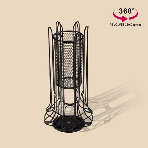 Miniatura 3 de ZCDCP Nespresso Vertuo - Soporte para cápsulas, almacenamiento de 360 grados para 60 cápsulas, organizador de café negro