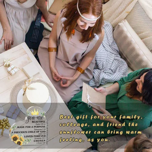 Miniatura 4 de Gerrii Regalos cristianos para mujeres, regalo del día de la madre para mamá, decoración religiosa inspiradora, placa de versículo bíblico