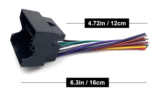 Miniatura 3 de Arnés de cableado de radio estéreo con adaptador de antena de repuesto para Volkswagen, VW, BMW, Audi Reemplazo del mercado de accesorios Instalar