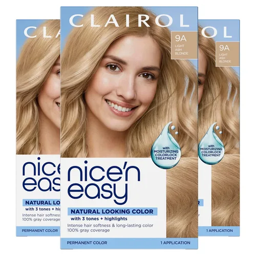 Miniatura 54 de Clairol Nice'n Easy Tinte Permanente para el Cabello, 6 Castaño Claro, Paquete de 3 6 marrón claro