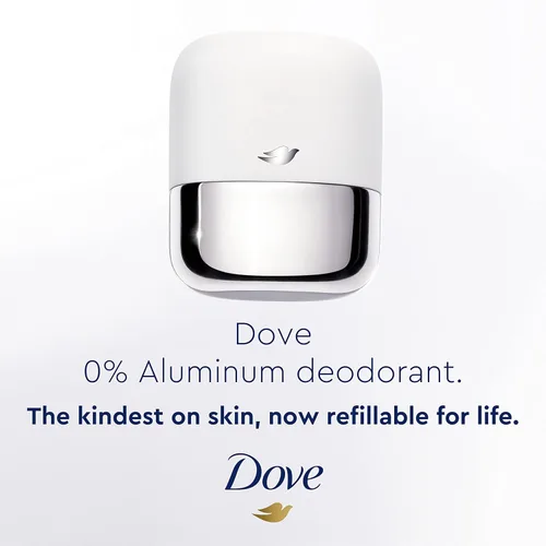 Miniatura 4 de Kit de inicio de desodorante recargable Dove para mujeres con aroma a coco y jazmín rosa, 0% aluminio, 1.13 oz